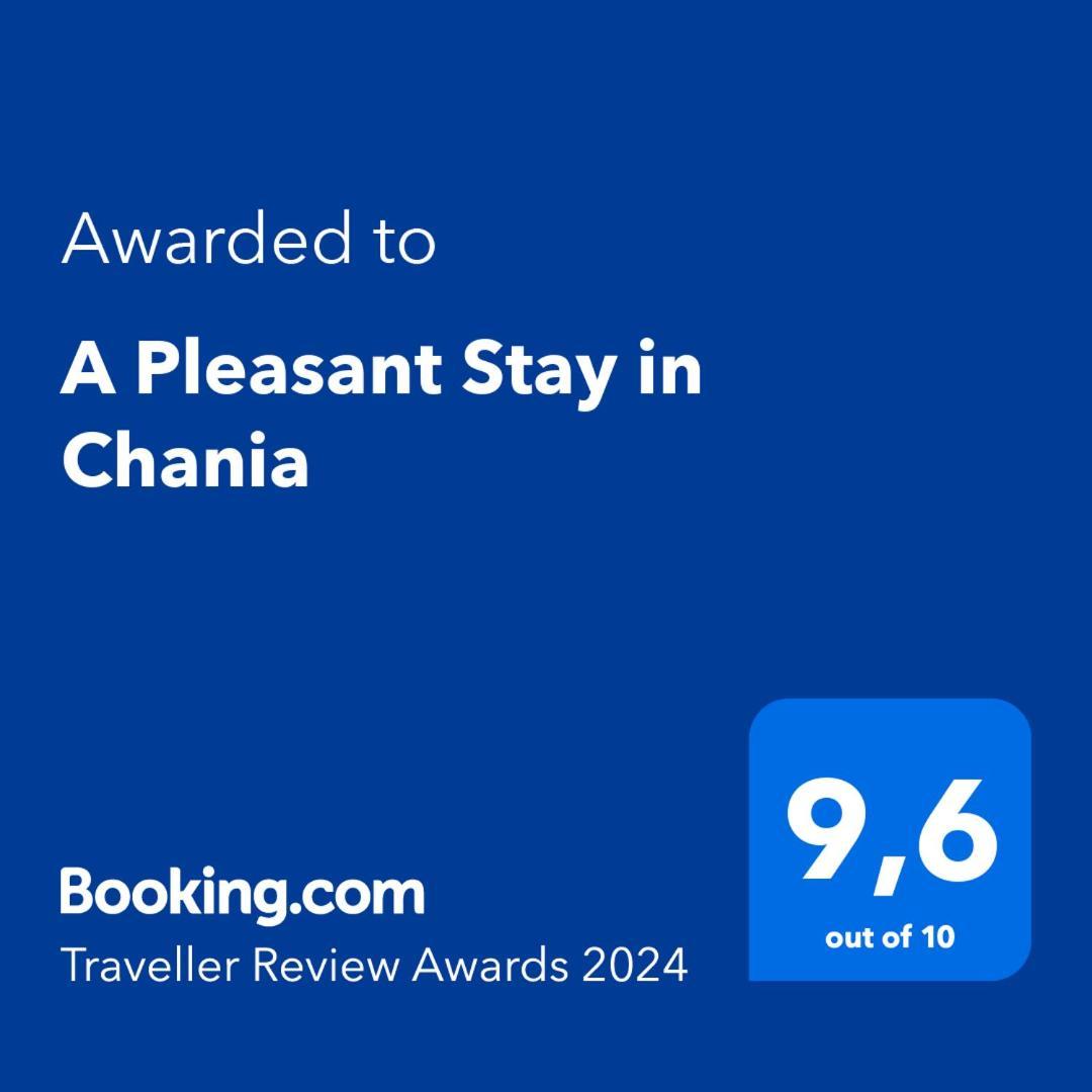 A Pleasant Stay In Chania Hriszí Aktí Haniá Kültér fotó